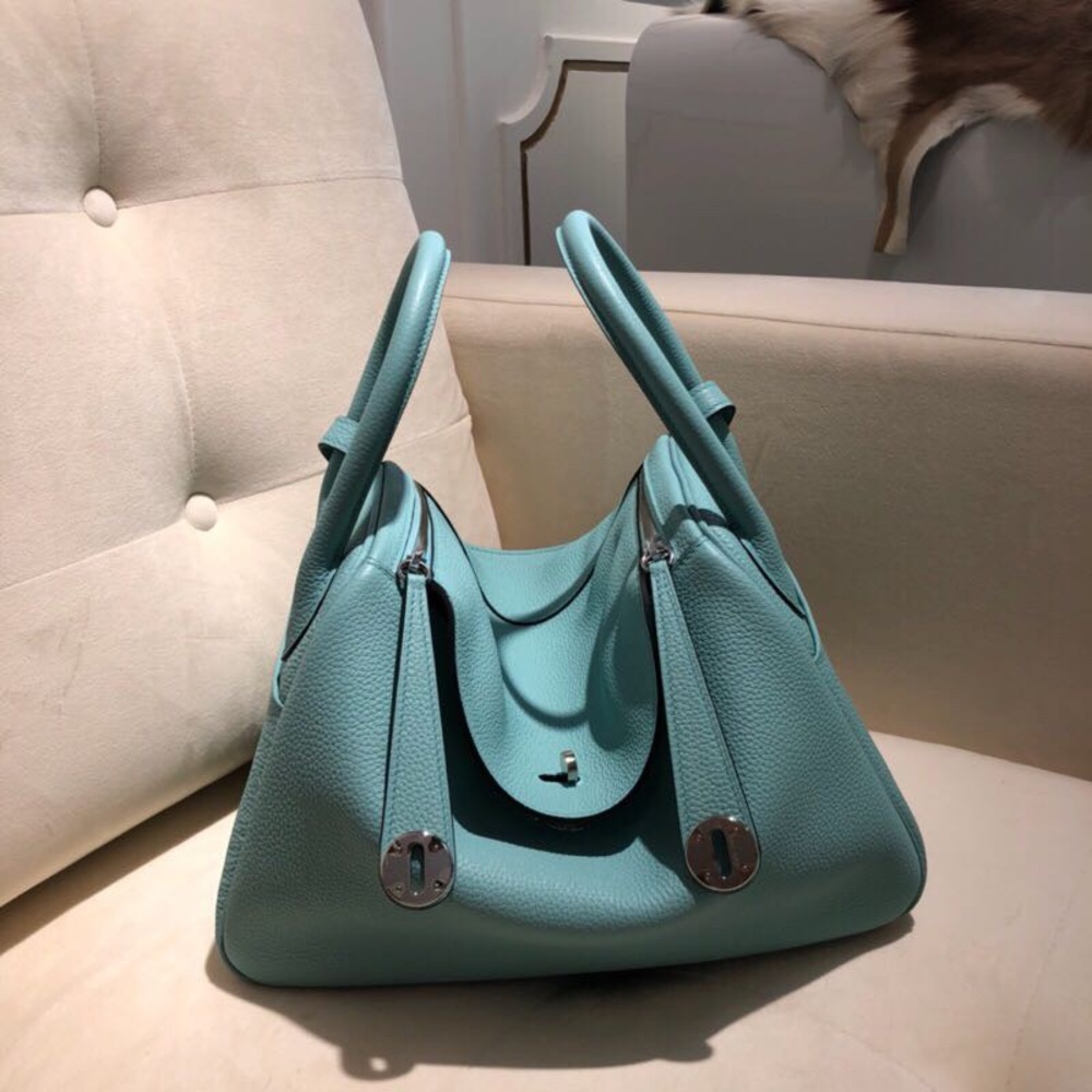 Hermes Lindy 30 Macaron Blue
